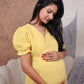 Maternity Dress-Glorious Yellow