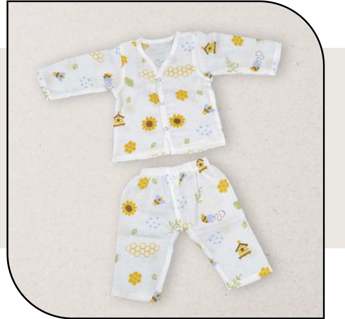Muslin Baby Night Suits