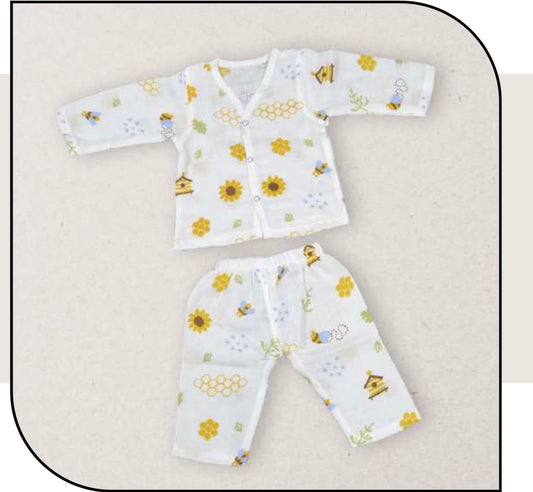 Muslin Baby Night Suits