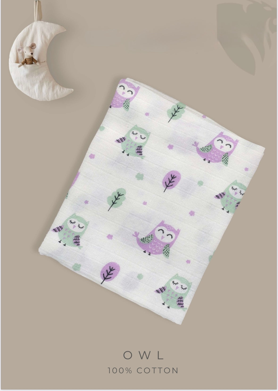 Cozy Muslin Swaddles (Choose Any 3)