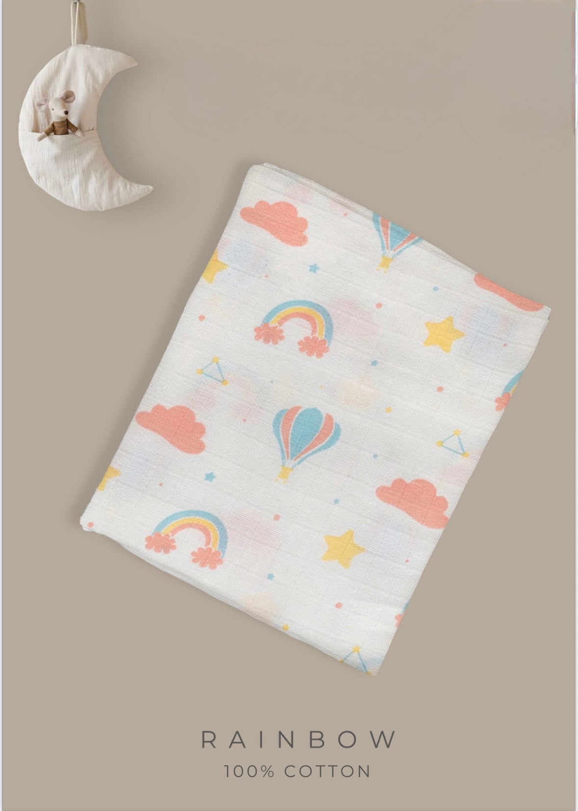Cozy Muslin Swaddles (Choose Any 3)