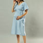 Maternity Dress-Subtle Sky
