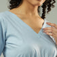 Maternity Dress-Subtle Sky